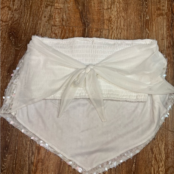 NWT Willow & Root Sequin Hanky Tube Top - Picture 5 of 6